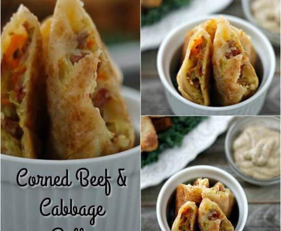 Corned Beef and Cabbage Rolls ~ Make this pub favorite at home! ~ Lydia's Flexitarian Kitchen