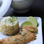 Tropical Chicken with Coconut Mango Rice ~ Lydia's Flexitarian Kitchen