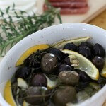 Gin Marinated Olives ~ Lydia's Flexitarian Kitchen