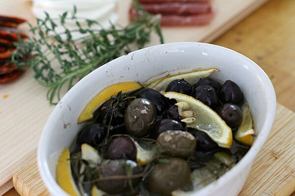 Gin Marinated Olives ~ Lydia's Flexitarian Kitchen