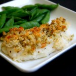 Parmesan Crusted Flounder ~ Lydia's Flexitarian Kitchen