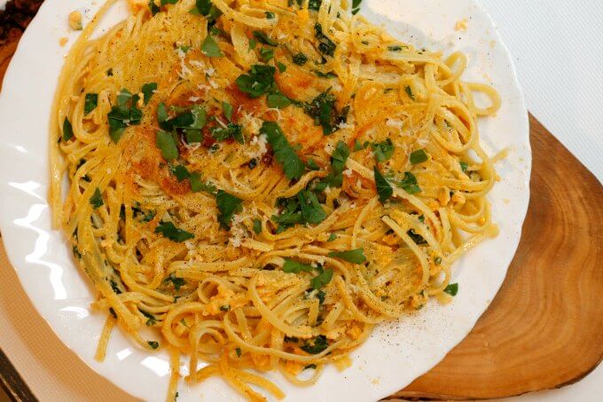 Maltese Style Spaghetti Omelette ~ #FoodOfTheWorld ~ Lydia's Flexitarian Kitchen