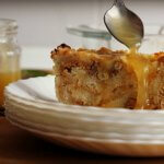 Pineapple Bread Pudding with Hard Sauce ~ Lydia's Flexitarian Kitchen