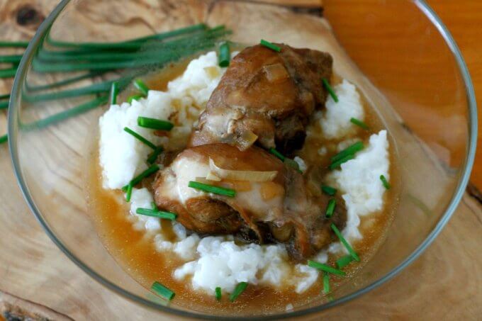 Samoan Style Chicken with Coconut Rice {Food of the World} ~ Lydia's Flexitarian Kitchen