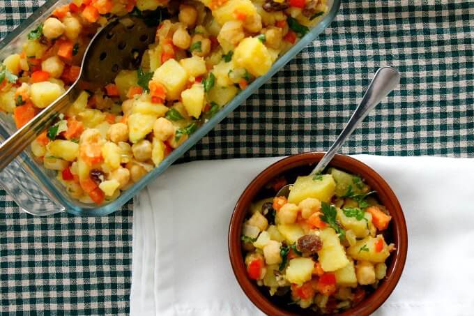 Moroccan Potato Salad ~ Lydia's Flexitarian Kitchen