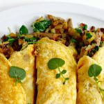 Stuffed Omelets ~Crepe thin eggs you can fill however you like! ~ Lydia's Flexitarian Kitchen