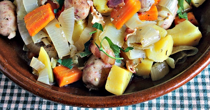 Irish Coddle with a Spanish Accent ~ Lydia's Flexitarian Kitchen
