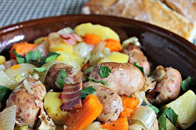Irish Coddle with a Spanish Accent ~ Lydia's Flexitarian Kitchen