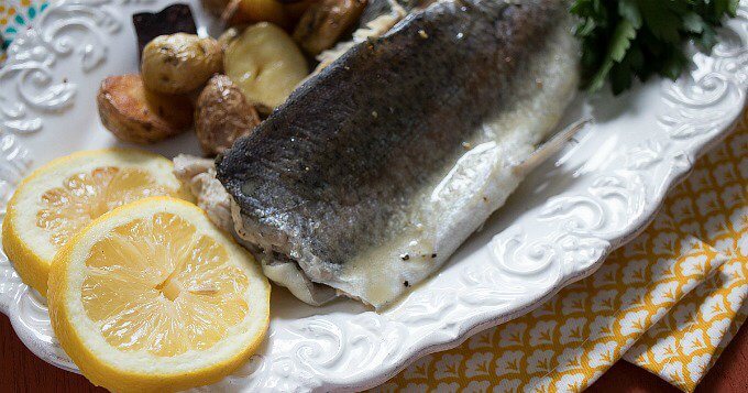Poached Rainbow Trout with Butter Pan Sauce ~ Lydia's Flexitarian Kitchen