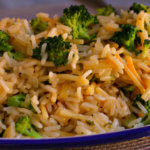 Cheesy Broccoli Rice A Roni ~ Lydia's Flexitarian Kitchen