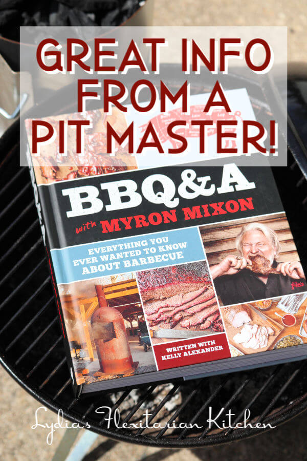 photo of Myron Mixon's BBQ and A book on a grill
