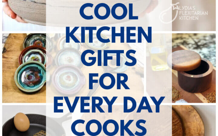 collage with text Cool Kitchen Gifts for Every Day Cooks