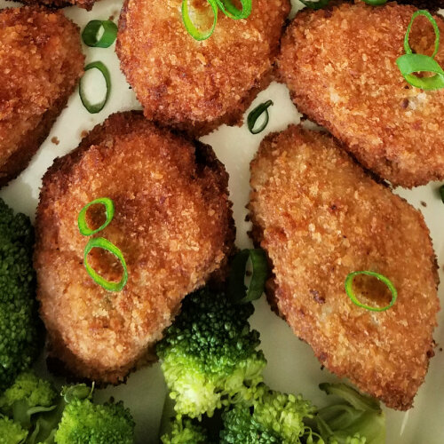 Tofu and spinach cutlets - The Plant Based School