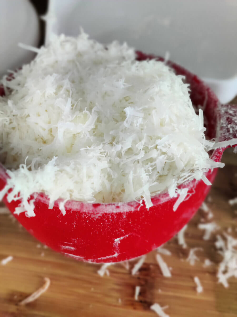70 grams of finely grated parmesan cheese