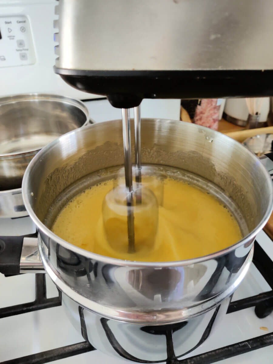 using a double boiler